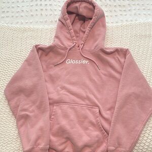 Pink glossier hoodie